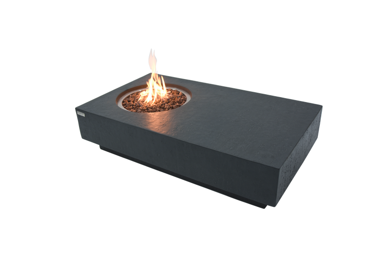 Elementi Metropolis Fire Table - Dark Gray
