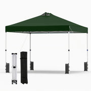 Costway - 10 x 10 Feet Outdoor Commercial Pop up Canopy Tent-Green