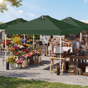 Costway - 10 x 10 Feet Outdoor Commercial Pop up Canopy Tent-Green