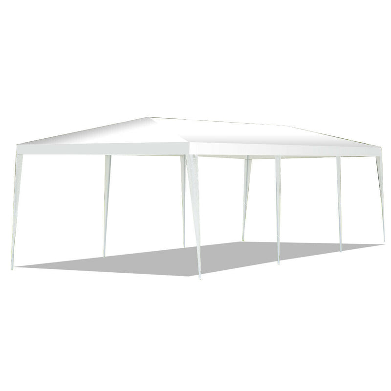 Costway - 10 x 30 Feet Gazebo Canopy Tent with Connection Stakes and Wind Ropes