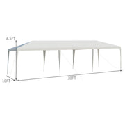 Costway - 10 x 30 Feet Gazebo Canopy Tent with Connection Stakes and Wind Ropes