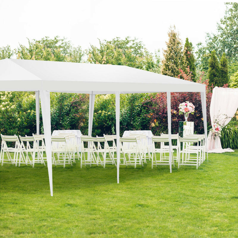 Costway - 10 x 30 Feet Gazebo Canopy Tent with Connection Stakes and Wind Ropes