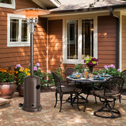 Costway - 48000 BTU Stainless Steel Propane Patio Heater with Trip over Protection-Bronze