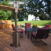 Costway - 48000 BTU Stainless Steel Propane Patio Heater with Trip over Protection-Bronze