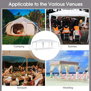 Costway - 10 x 20 Feet Waterproof Canopy Tent with Tent Peg and Wind Rope