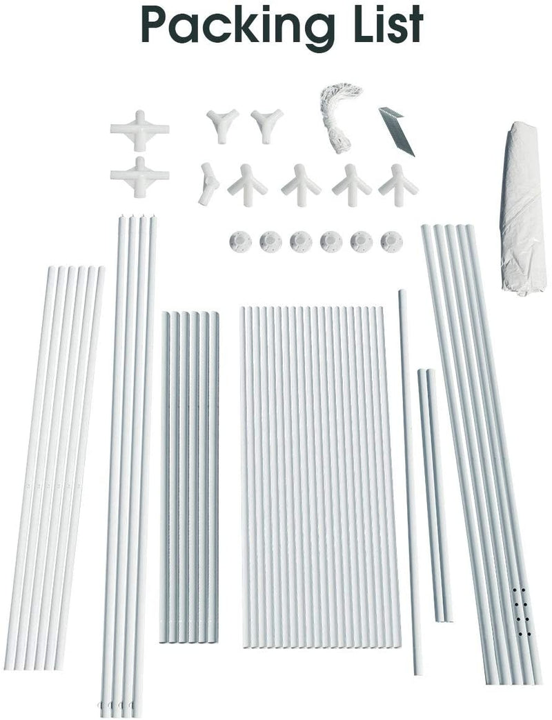 Costway - 10 x 20 Feet Waterproof Canopy Tent with Tent Peg and Wind Rope