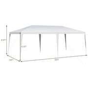 Costway - 10 x 20 Feet Waterproof Canopy Tent with Tent Peg and Wind Rope