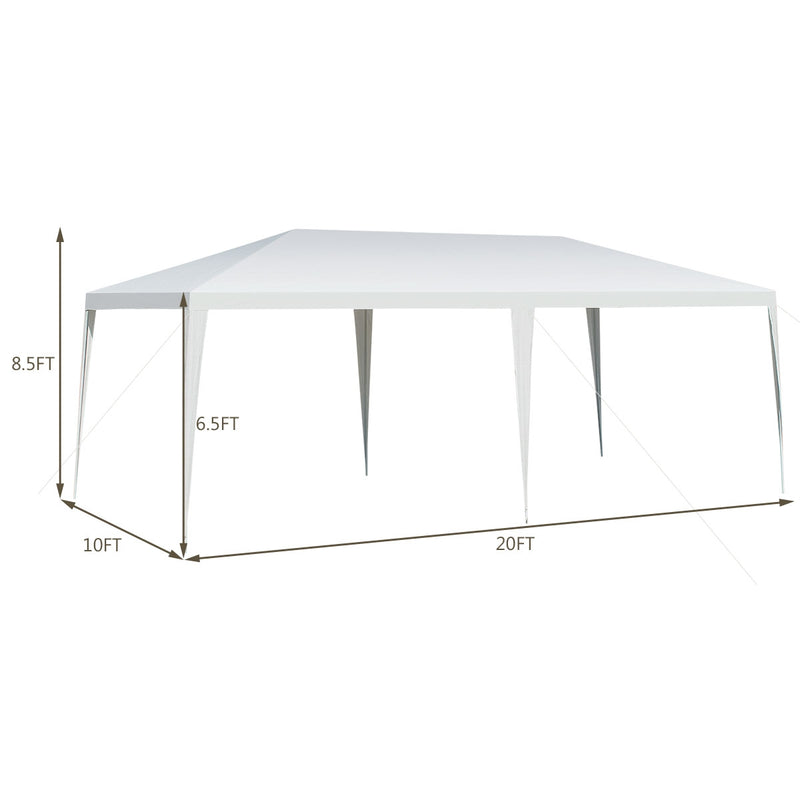 Costway - 10 x 20 Feet Waterproof Canopy Tent with Tent Peg and Wind Rope