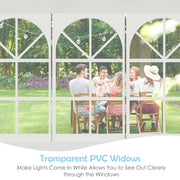 Costway - 10 x 30 Feet Canopy Tent with 5 Removable Sidewalls for Party Wedding