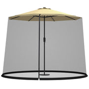 Costway - 9 -10 Feet Outdoor Umbrella Table Screen Mosquito Bug Insect Net