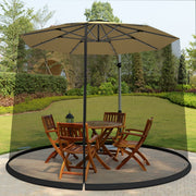 Costway - 9 -10 Feet Outdoor Umbrella Table Screen Mosquito Bug Insect Net