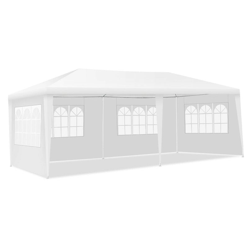 Costway - 10 x 20 Feet Outdoor Party Wedding Canopy Tent with Removable Walls and Carry Bag