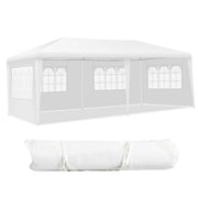 Costway - 10 x 20 Feet Outdoor Party Wedding Canopy Tent with Removable Walls and Carry Bag