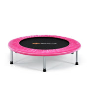 Costway - 38 Inch Mini Folding Trampoline Portable Leisure Fitness Backboard-Pink