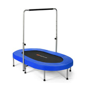 Costway - 2-Person Foldable Mini Kids Fitness Rebounder Trampoline-Blue