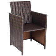 Costway - 10 Pieces Outdoor Patio Dining Set