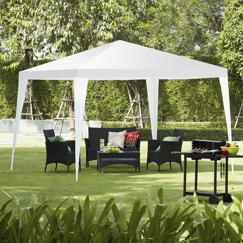 Costway - 10 x 10 Feet Outdoor Wedding Canopy Tent for Backyard