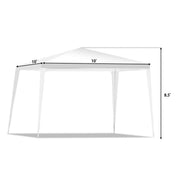 Costway - 10 x 10 Feet Outdoor Wedding Canopy Tent for Backyard