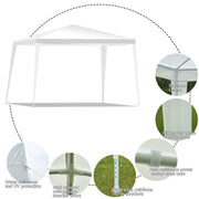 Costway - 10 x 10 Feet Outdoor Wedding Canopy Tent for Backyard