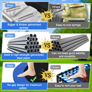 Costway - Outdoor Trampoline with Safety Closure Net-15 ft