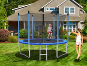 Costway - Outdoor Trampoline with Safety Closure Net-15 ft