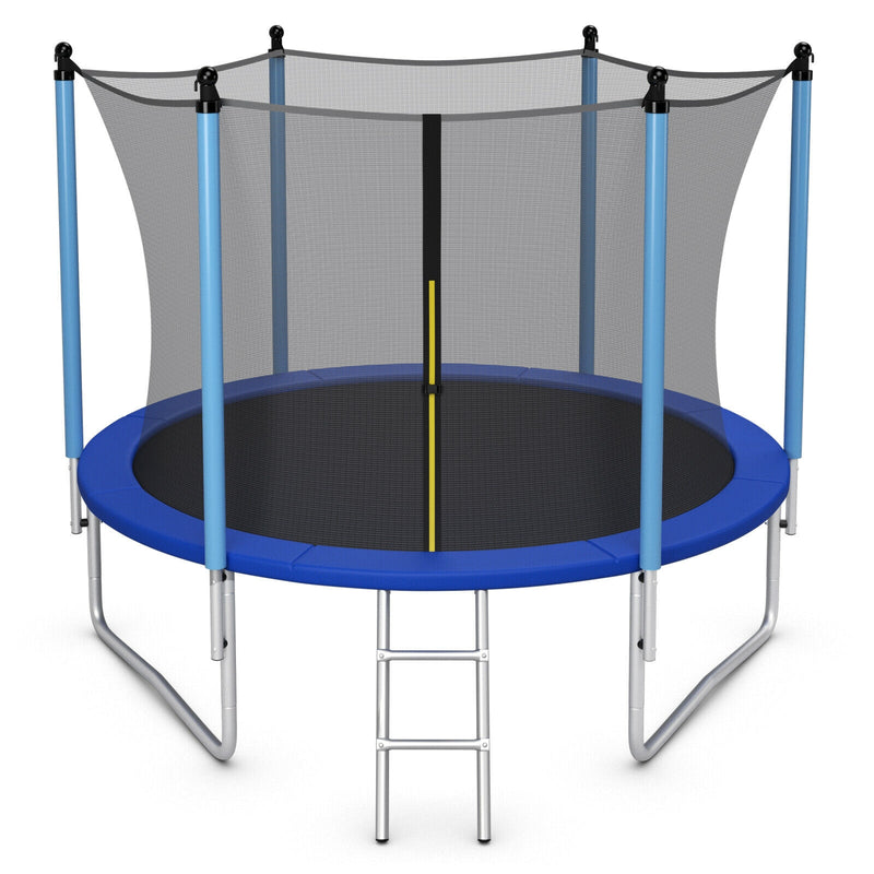 Costway - Outdoor Trampoline with Safety Closure Net-15 ft