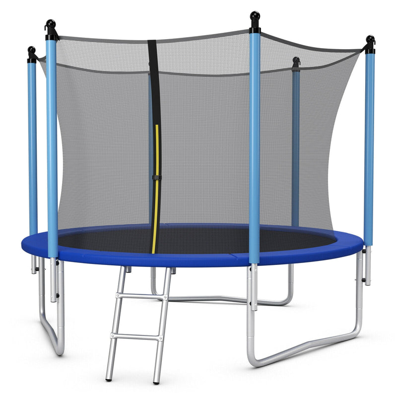 Costway - Outdoor Trampoline with Safety Closure Net-15 ft