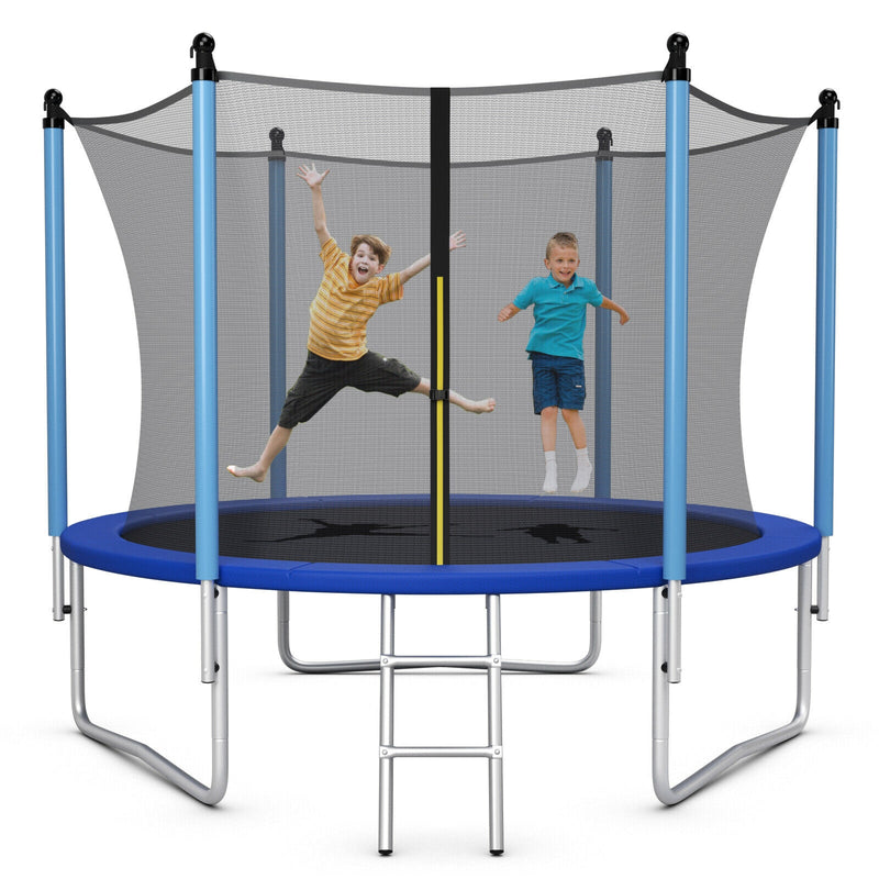 Costway - Outdoor Trampoline with Safety Closure Net-15 ft