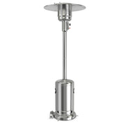 Costway - Garden Propane Standing LP Gas Steel Accessories Heater-Silver