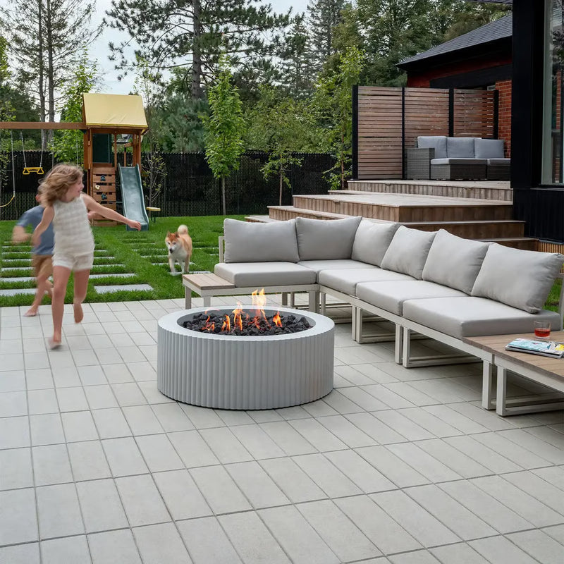 Techo-Bloc Sculptura Scalloped Firepit