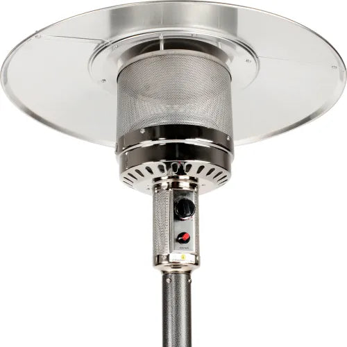 Hiland® Patio Heater With Steel Table, 48000 BTU, Propane, Hammered Bronze — WB245615