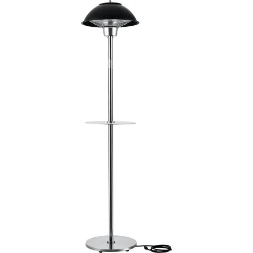 Global Industrial® Patio Heater With Table, Halogen Lamp, Free Standing, 1500W — WB246717