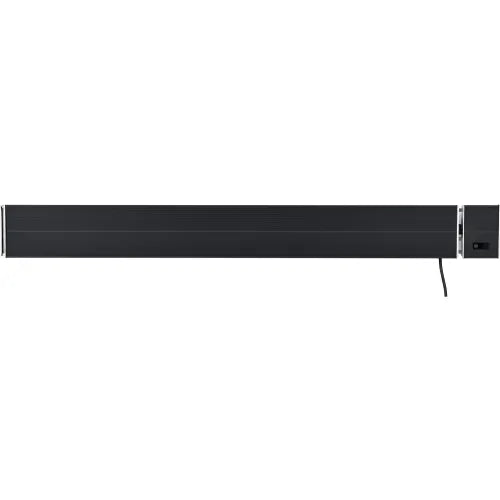 Global Industrial® Infrared Patio Heater w/Remote, Wall/Ceiling Mount, 2600W, Black Panel — WB246719