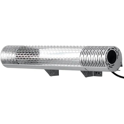 Global Industrial® Carbon Infrared Patio Heater w/Remote Control, Wall/Ceiling Mount, 1500W — WB246718