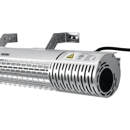 Global Industrial® Carbon Infrared Patio Heater w/ Remote Control, Wall/Ceiling Mount, 1500W — WB246720