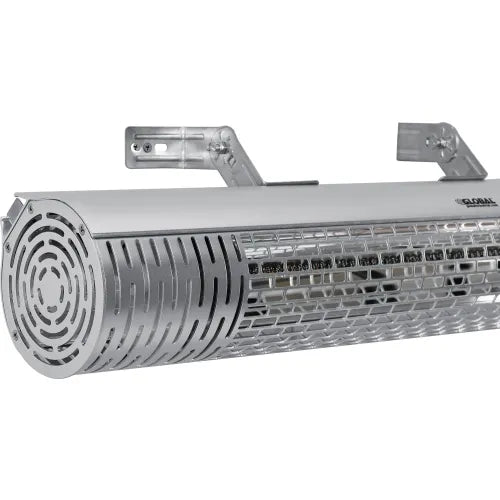Global Industrial® Carbon Infrared Patio Heater w/ Remote Control, Wall/Ceiling Mount, 1500W — WB246720