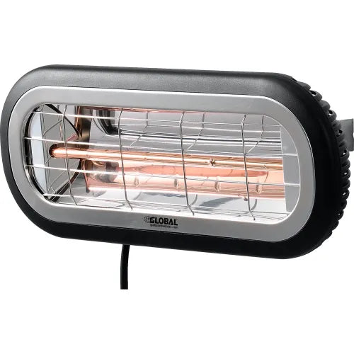 Global Industrial® Infrared Patio Heater, Wall Or Ceiling Mount, Low Glare, 1500W — WB246721