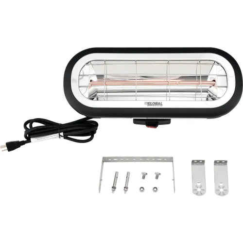 Global Industrial® Infrared Patio Heater, Wall Or Ceiling Mount, Low Glare, 1500W — WB246721