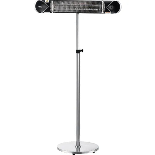 Global Industrial® Carbon Infrared Patio Heater w/Remote Control, Free Standing, 1500W — WB246722