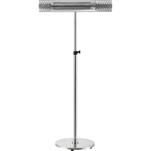 Global Industrial® Carbon Infrared Patio Heater w/Remote Control, Free Standing, 1500W — WB246723