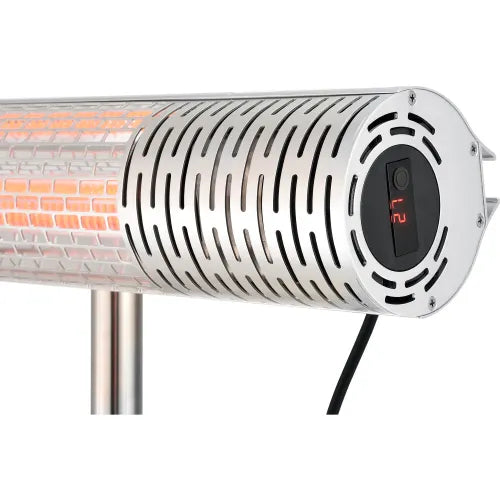 Global Industrial® Carbon Infrared Patio Heater w/Remote Control, Free Standing, 1500W — WB246723