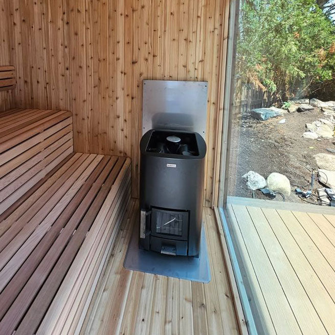 Narvi NC Black Wood Burning Sauna Heater