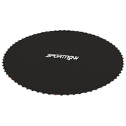 Soozier Trampoline Mat Replacement with Spring Pull Tool and 72 V-Hooks, Fits 12ft Trampoline, Using 5.5" Springs, Black