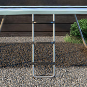 Soozier Trampoline Ladder Steel, 2/3 Steps Outdoor Trampoline Accessories, 38 Inch Length