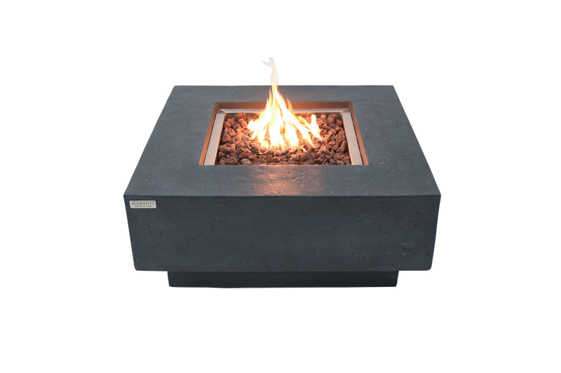 Elementi Manhattan Fire Table - Dark Gray