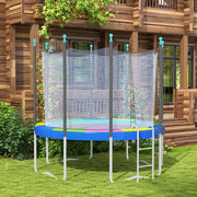 Soozier 12FT Trampoline Spring Cover, Trampoline Pad Replacement, Waterproof and Tear-Resistant, All-Weather Trampoline Accessories, No Holes for Pole, Multi-Colored
