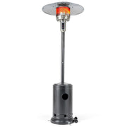 Costway - 50 000 BTU Patio Propane Gas Heater with Stainless Steel Burner-Gray