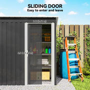 Outdoor Storage Shed - Black