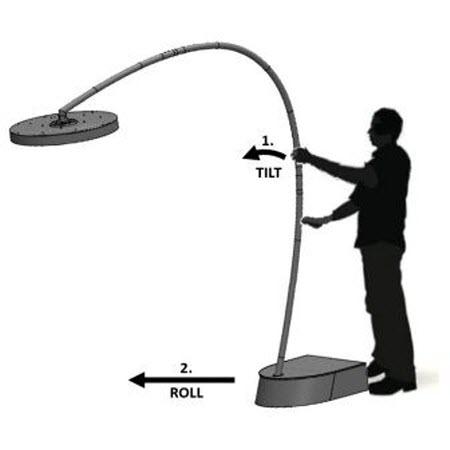 Bromic Eclipse Smart-Heat Portable Base Wheels Set