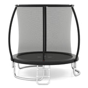 Costway - 8FT Outdoor Heavy-Duty Recreational Trampoline-Black